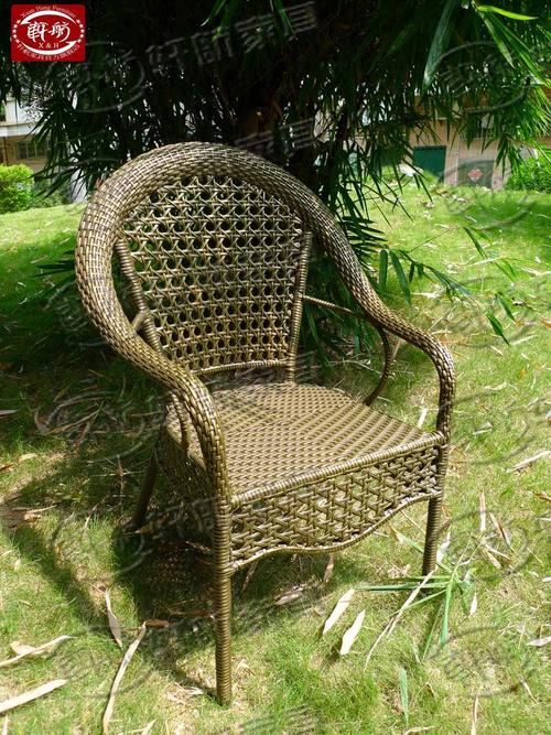 轩航家具 户外藤椅 东南亚风格 厂家产销藤家具 花园酒店椅休闲椅